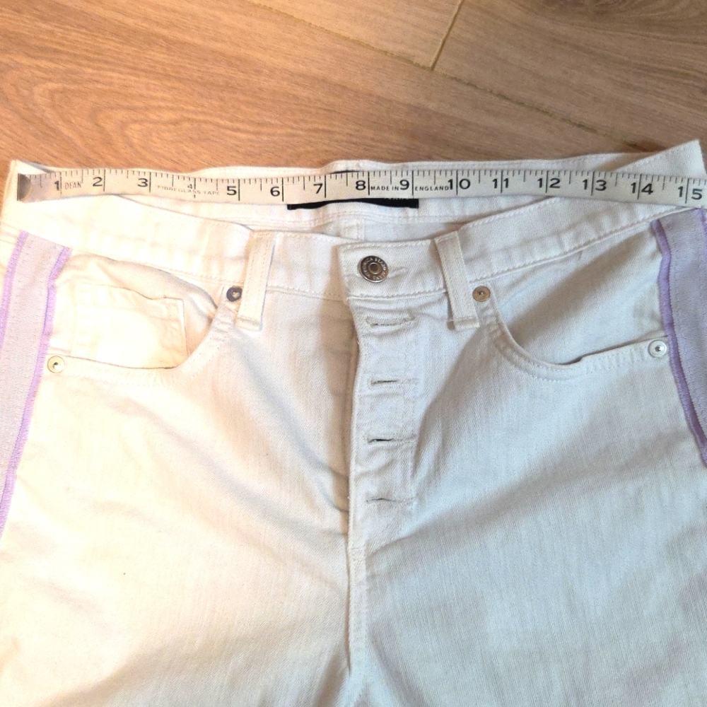 Veronica Beard "Carolyn Baby Boot" cropped jeans Sz 29 - Picture 6 of 13